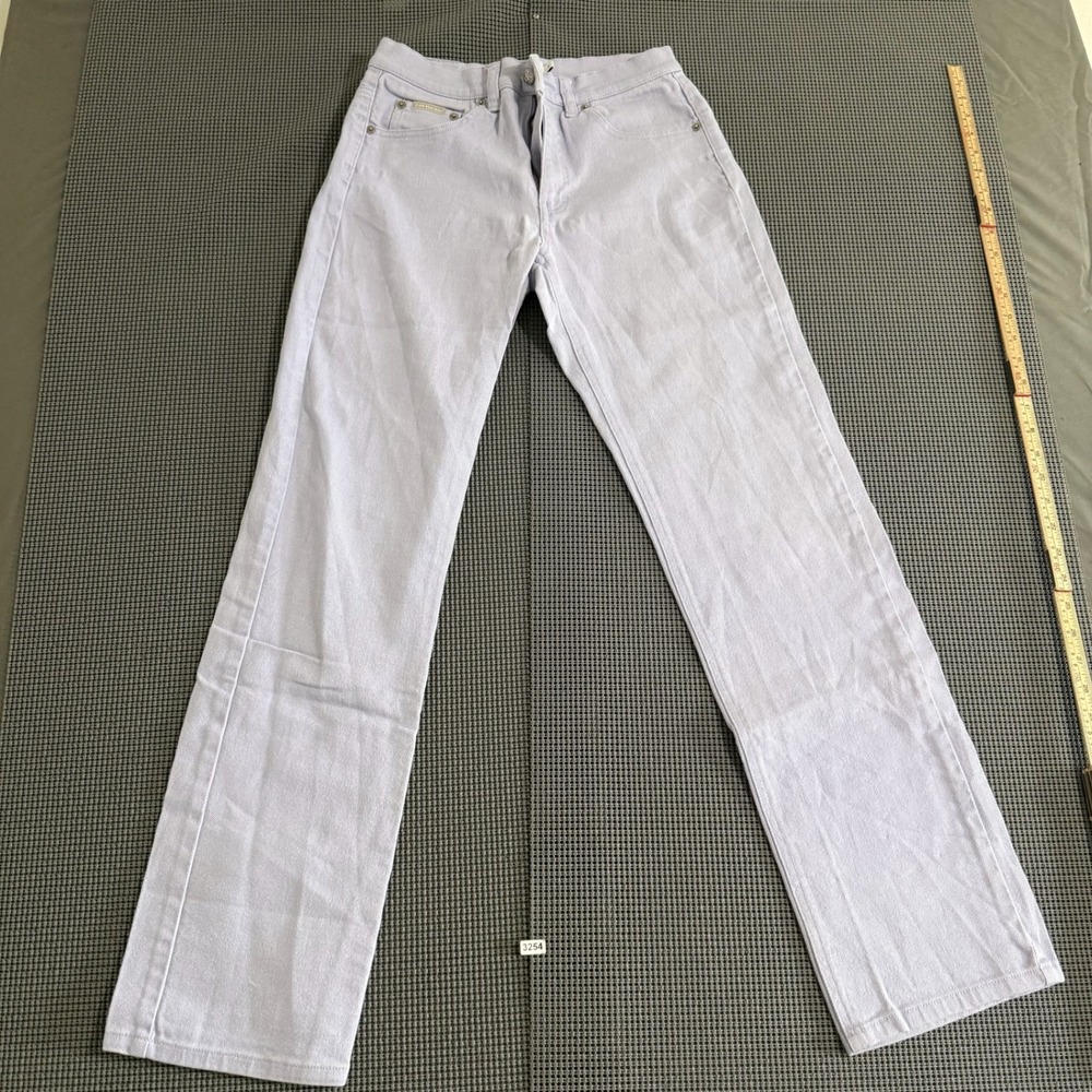 Calvin Klein Jeans Womens Size 5 Lavender Purple Straight Leg Denim Pants